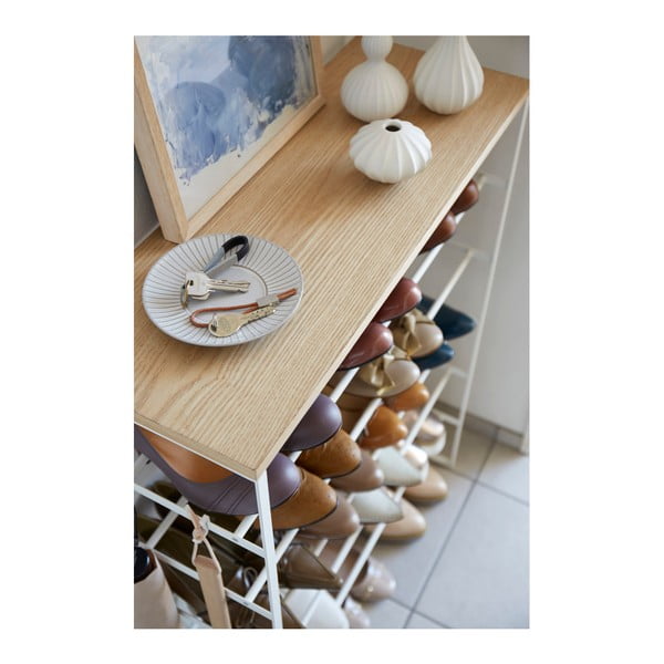 Pantofar alb din metal Tower – YAMAZAKI-image-3