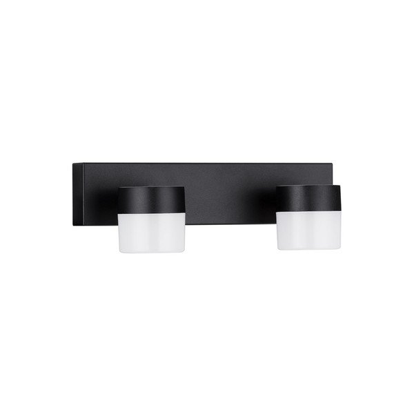 Aplică de perete negru-mat LED din aluminiu Teko – Nova Luce