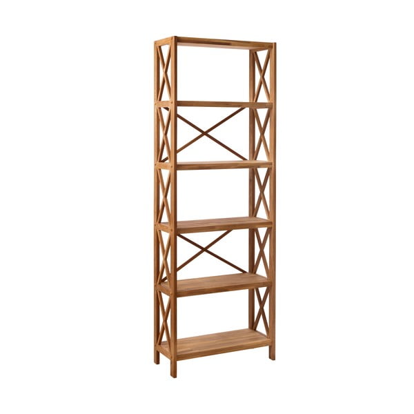 Etajeră în culoare naturală din lemn de stejar 70x198 cm X-Shelf – Unique Furniture-image-2