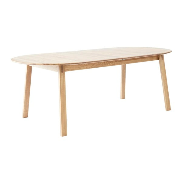 Masă de dining în culoare naturală extensibilă din lemn de stejar 100x220 cm Amalfi – Hammel Furniture