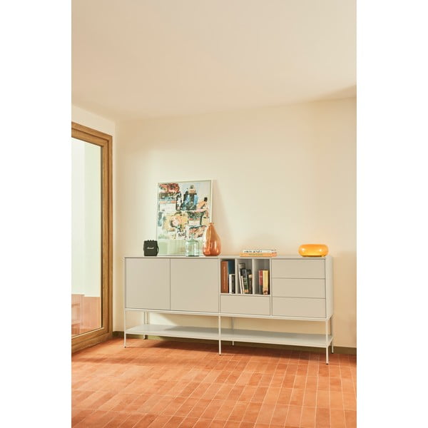 Comodă crem 220x98x45 cm Platt – Teulat-image-1