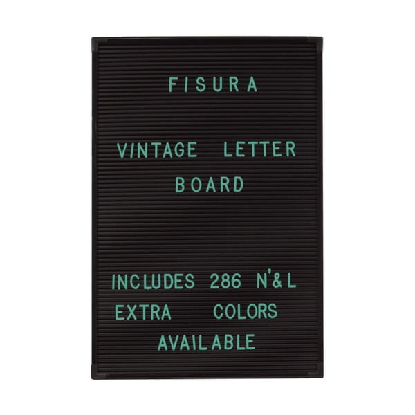 Set 286 litere pentru tablă Fisura Vintage, verde mentol