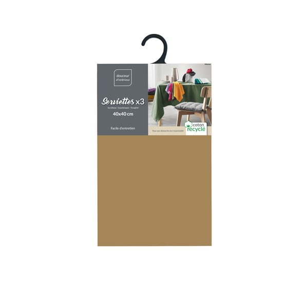 Șervețele 3 buc. 40x40 cm Mistral – douceur d'intérieur-image-1