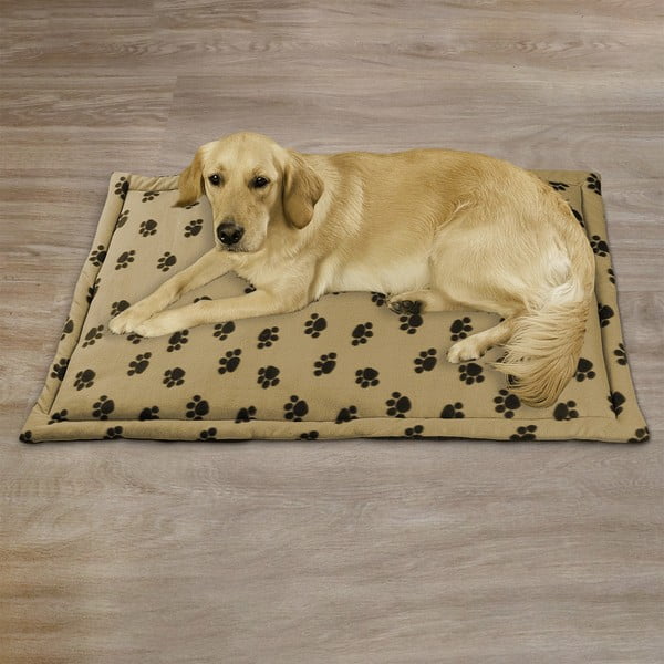 Pat pentru animale de companie maro deschis din bumbac  60x90 cm – Maximex-image-1