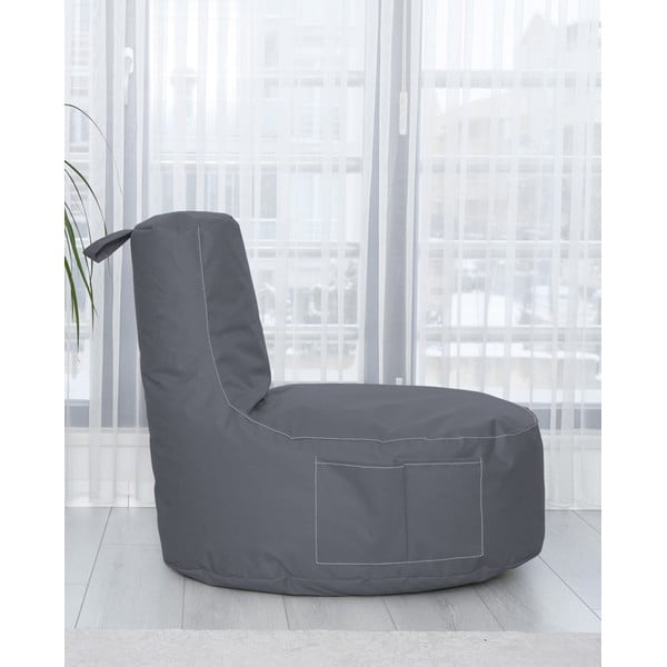 Fotoliu bean bag gri EVA Sport – Floriane Garden-image-3