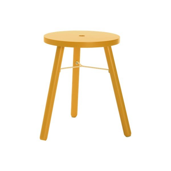Scaun tip taburet galben Kinna – Jotex