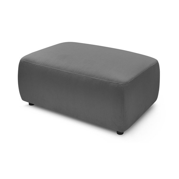 Puf din reiat Bobochic Paris Envy, gri