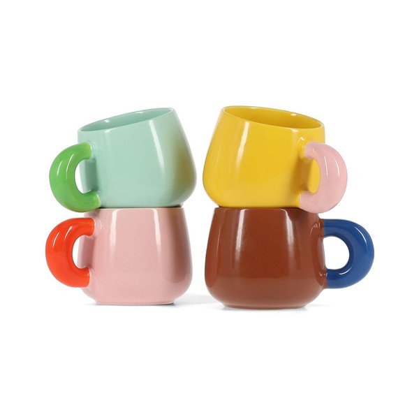 Cană maro închis new bone china 470 ml Coco – ONA-image-2