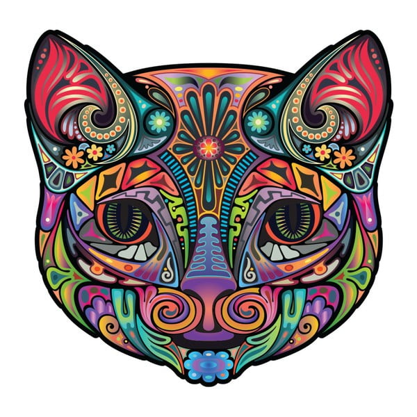 Autocolant Fanastick Multicolor Cat