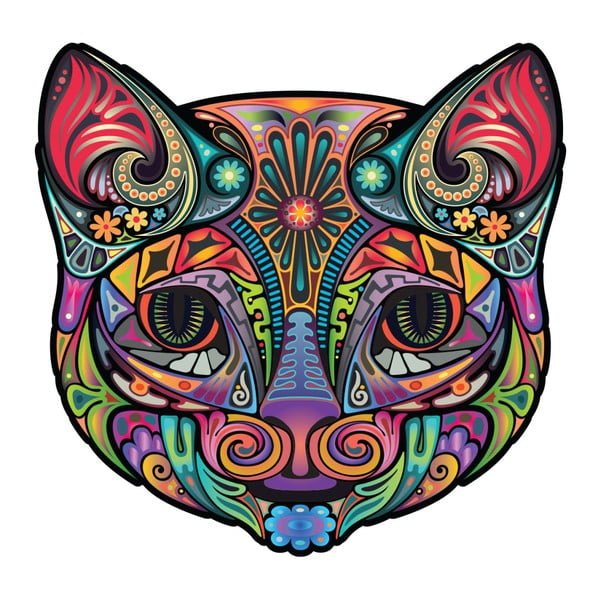 Autocolant Fanastick Multicolor Cat