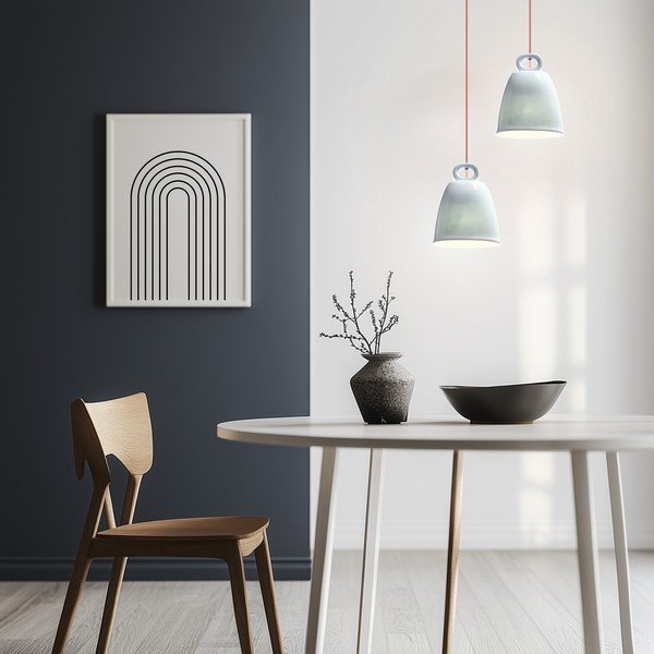 Lustră pentru copii albastră cu abajur din ceramică Sewilla – Candellux Lighting-image-1