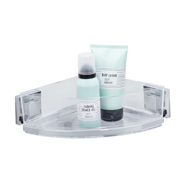 Etajeră pentru colț Wenko cu sistem de prindere Vacuum-Loc, 19,5 x 28 cm-image-2