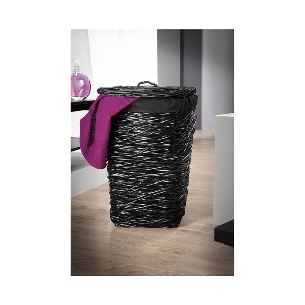 Set 5 coșuri depozitare Compactor Crazy, negru-image-3