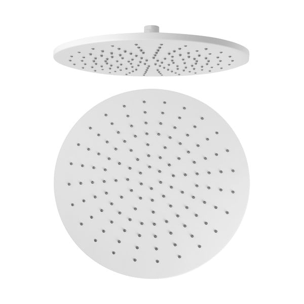 Cap de duș alb din alamă ø 30 cm – Sapho