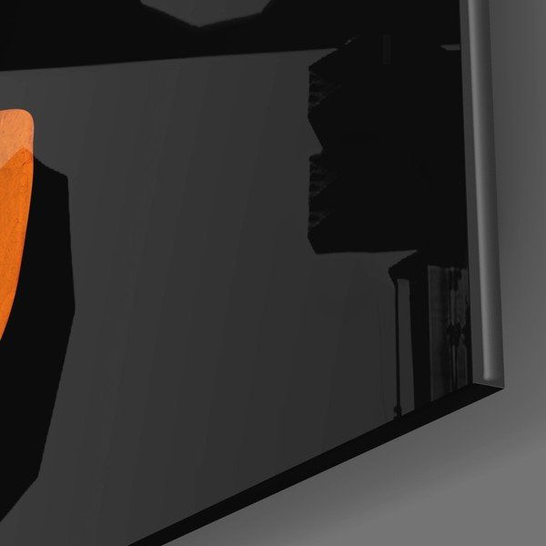 Tablou din sticlă Insigne Fragmented Orange-image-3
