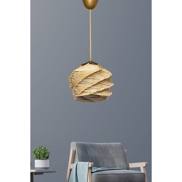Lustră maro deschis ø 20 cm – Opviq lights-image-4