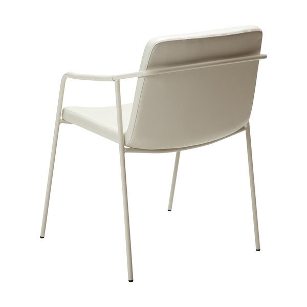 Scaun de dining crem cu cotiere Boto – DAN-FORM Denmark-image-3