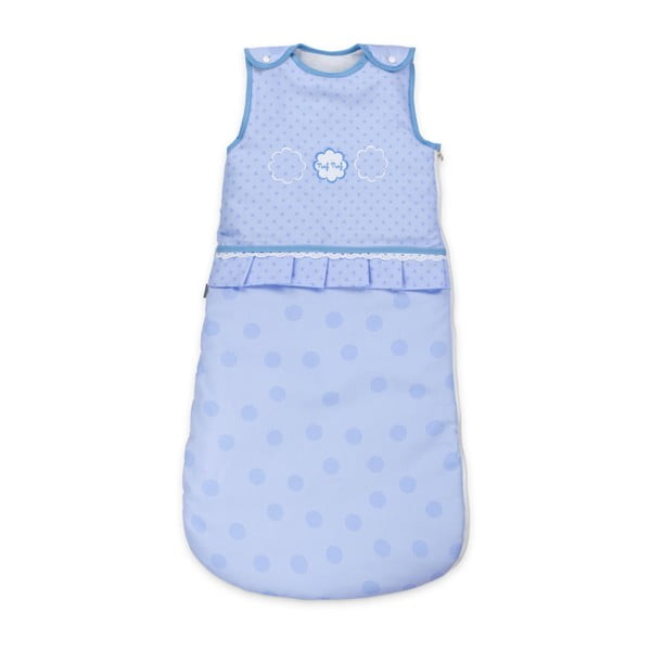 Sac de dormit pentru bebeluși Tanuki Tres Chic, lungime 90 cm, albastru