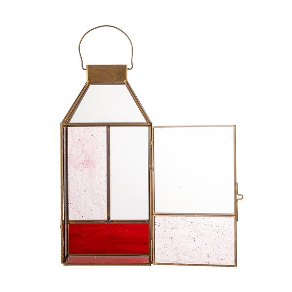 Felinar din sticlă (înălțime 34 cm) Drew – Bloomingville-image-3