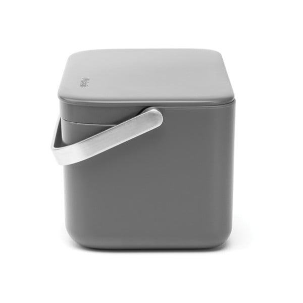 Recipient pentru deșeuri compostabile gri închis 1,8 l SinkSide – Brabantia-image-4
