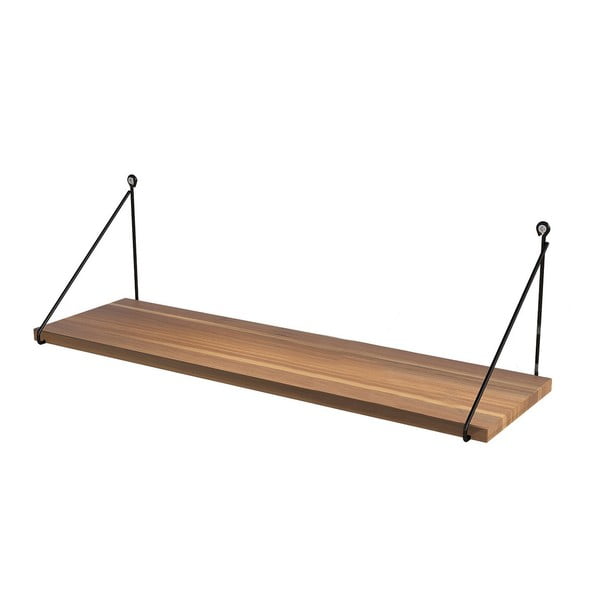 Raft în culoare naturală cu aspect de lemn de nuc 72 cm Armoni – Kalune Design