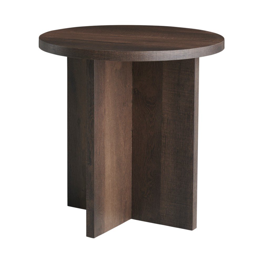 Măsuță auxiliară rotundă din MDF ø 50 cm Poppy – Ellos Home