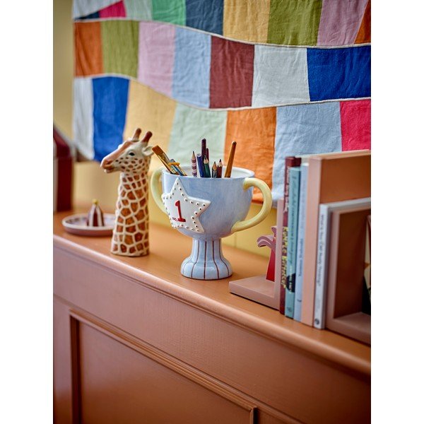 Ghiveci decorativ din ceramică pictată manual Trophy – Bloomingville Mini-image-4