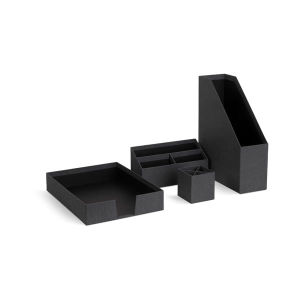 Organizatoare 4 buc. din carton Hugo Canvas Paper Laminate – Bigso