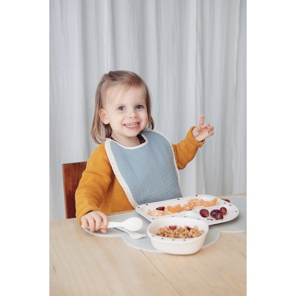 Bavețică din muselină Kindsgut Paris, gri-image-1