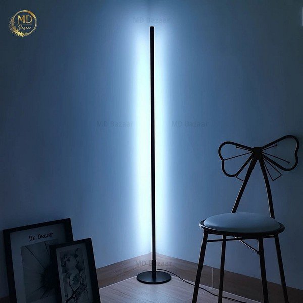 Lampadar negru LED cu control prin telecomandă/cu intensitate reglabilă (înălțime 120 cm) – Squid Lighting-image-1