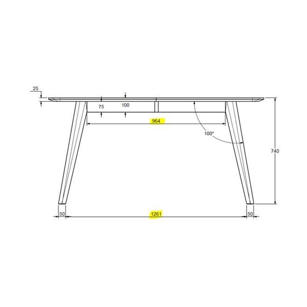 Masă dining extensibilă din lemn de stejar Unique Furniture Rho, 150 x 90 cm-image-2
