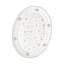 Tavă din porțelan Brandani Nonna Rosa, alb