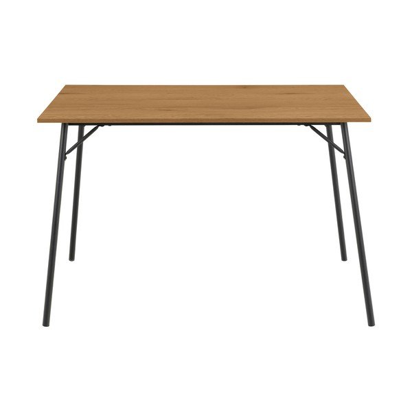 Masă de dining cu blat cu aspect de lemn de stejar 80x120 cm Peru – Actona-image-2