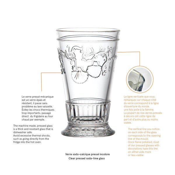 Pahar La Rochére Versailles, 340 ml-image-3