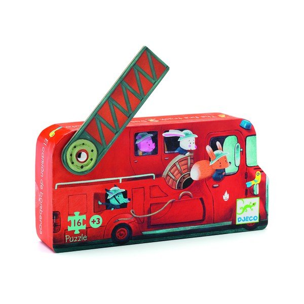 Puzzle pentru copii Djeco Pompieri-image-1