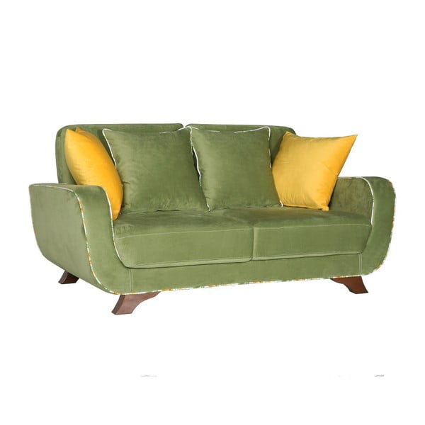 Canapea pentru 2 persoane Sinkro Frank, verde