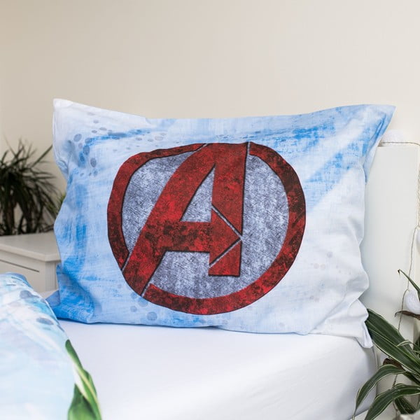 Lenjerie de pat din bumbac pentru copii Jerry Fabrics Avengers Heroes, 140 x 200 cm-image-3