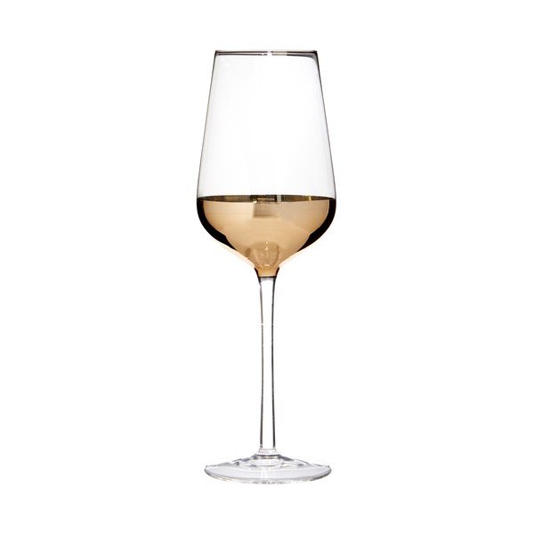 Set 4 pahare pentru vin cu detalii aurii Premier Housewares Horizon-image-4