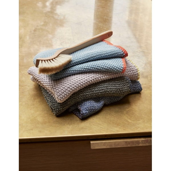 Prosop din bumbac Hübsch Thea, 40 x 60 cm, albastru-image-2