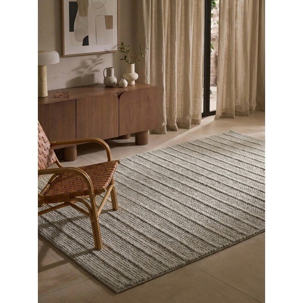 Covor gri țesut manual din lână 80x150 cm Camden Parker – Ted Baker-image-1