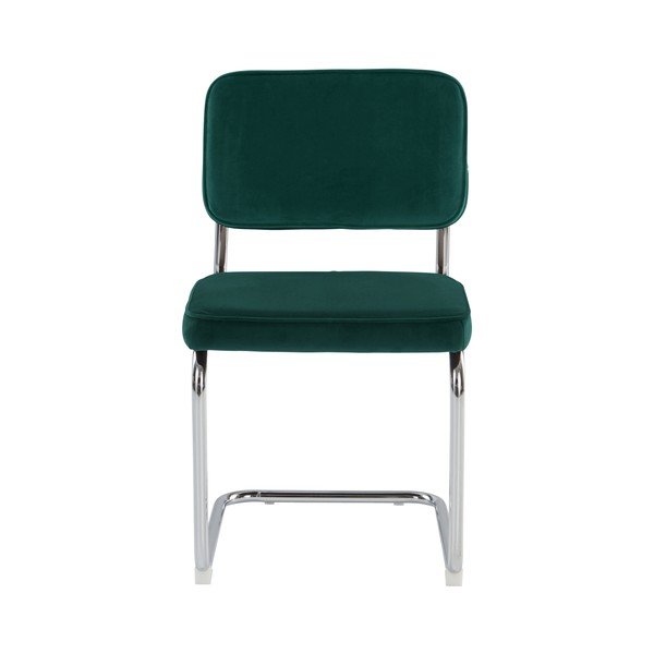 Scaune de dining verde-închis balansoar 2 buc. din metal Hjo – Jotex-image-4