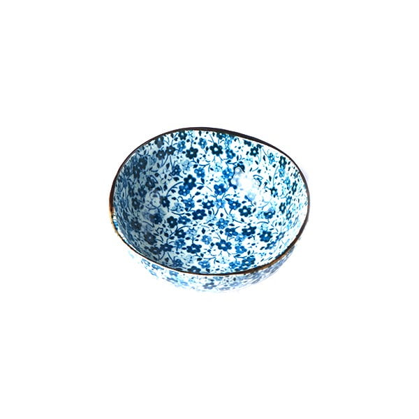 Bol din ceramică MIJ Daisy, ø 11 cm, alb - albastru