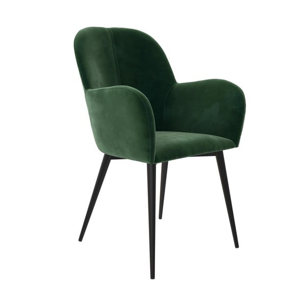 Scaun de sufragerie verde tapițat Fitz – Støraa