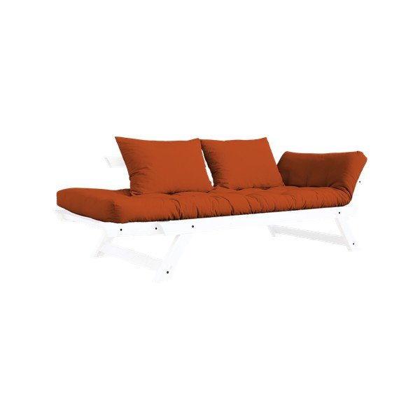 Canapea extensibilă Karup Bebop White/Orange-image-4