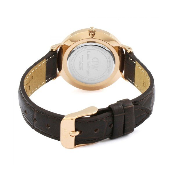 Ceas de damă Daniel Wellington Petite York, ⌀ 32 mm, negru-roz auriu-image-1