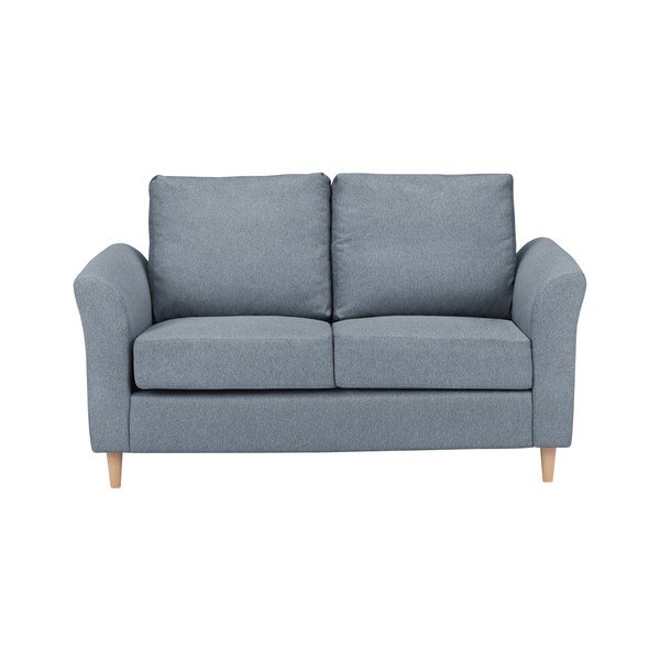 Canapea cu 2 locuri Kooko Home Smooth, albastru-image-3