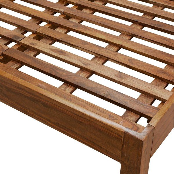 Pat din lemn masiv de palisandru Massive Home Rosie, 160 x 200 cm-image-4