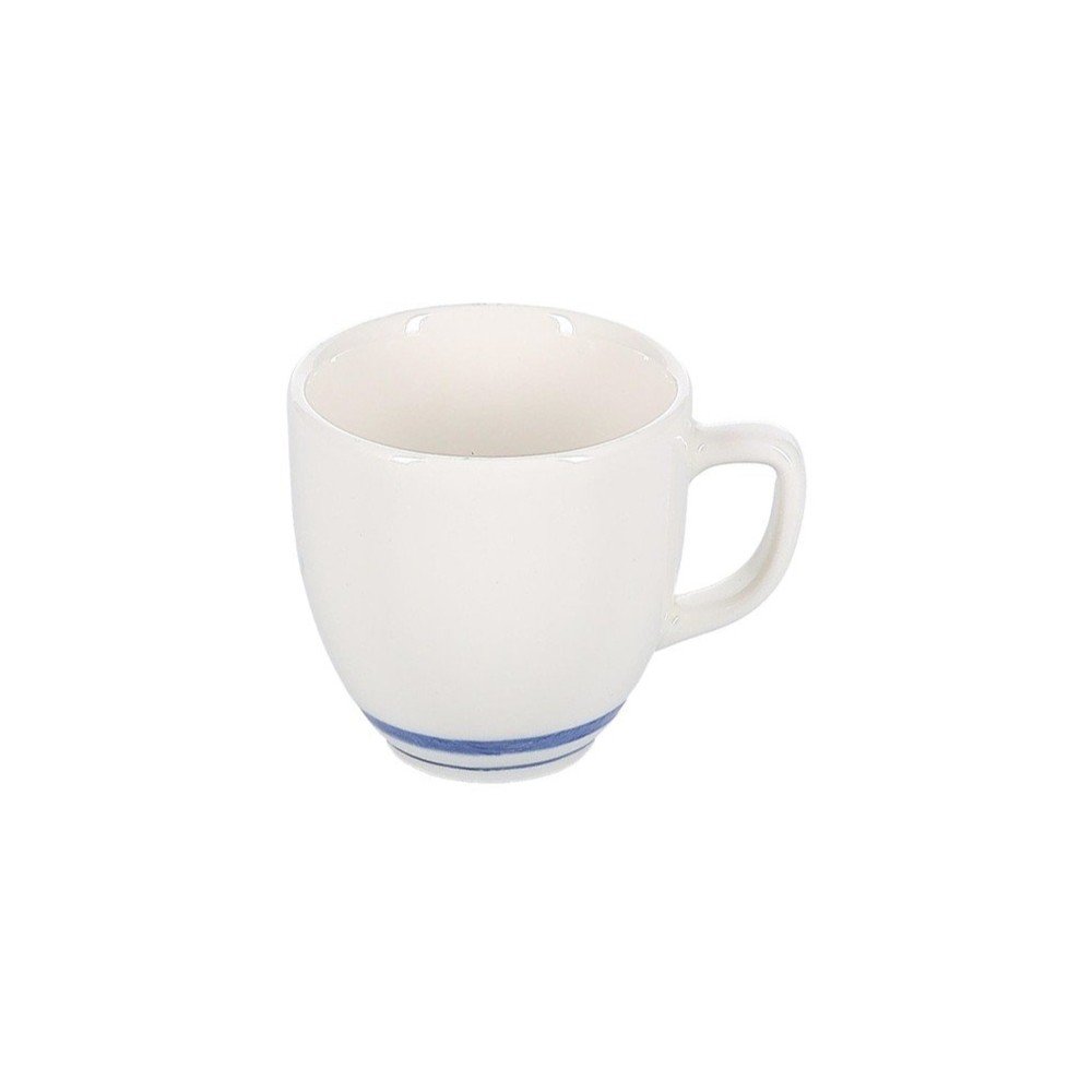 Ceasca alba/albastra pentru cappuccino din portelan 200 ml Azul – BonBistro