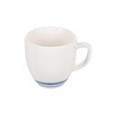 Ceașcă albă/albastră pentru cappuccino din porțelan 200 ml Azul – BonBistro