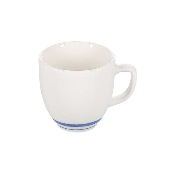 Ceașcă albă/albastră pentru cappuccino din porțelan 200 ml Azul – BonBistro